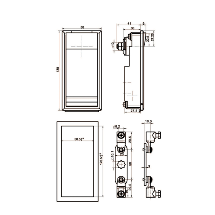 Hänglåstyp Box Change Lock-A7801-1