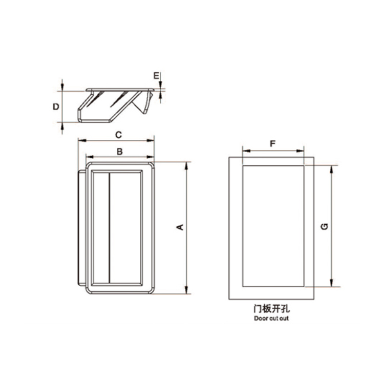 Inbyggt spännehandtag-E5302-4